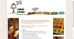 Desktop Screenshot of lieber-lernen.at